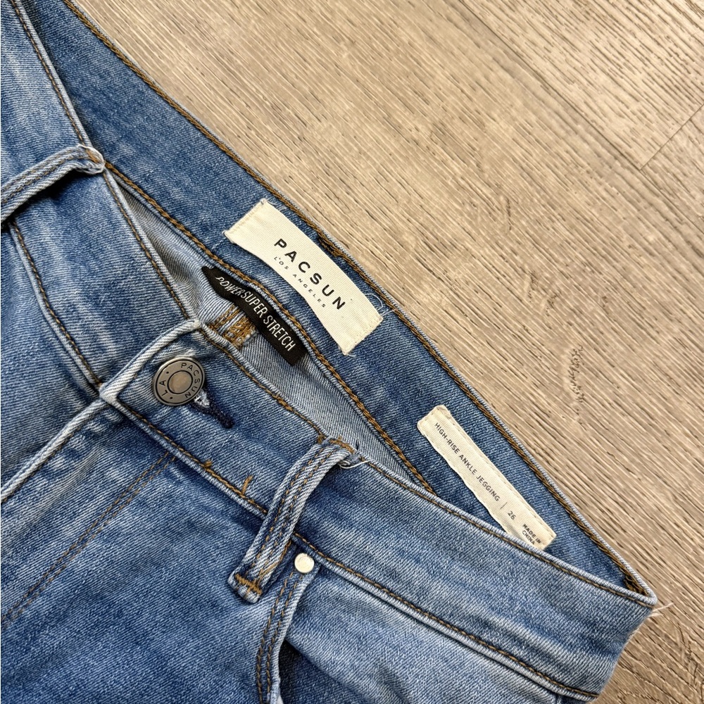 •PACSUN• HIGH RISE ANKLE JEGGING JEANS - Picture 3 of 6